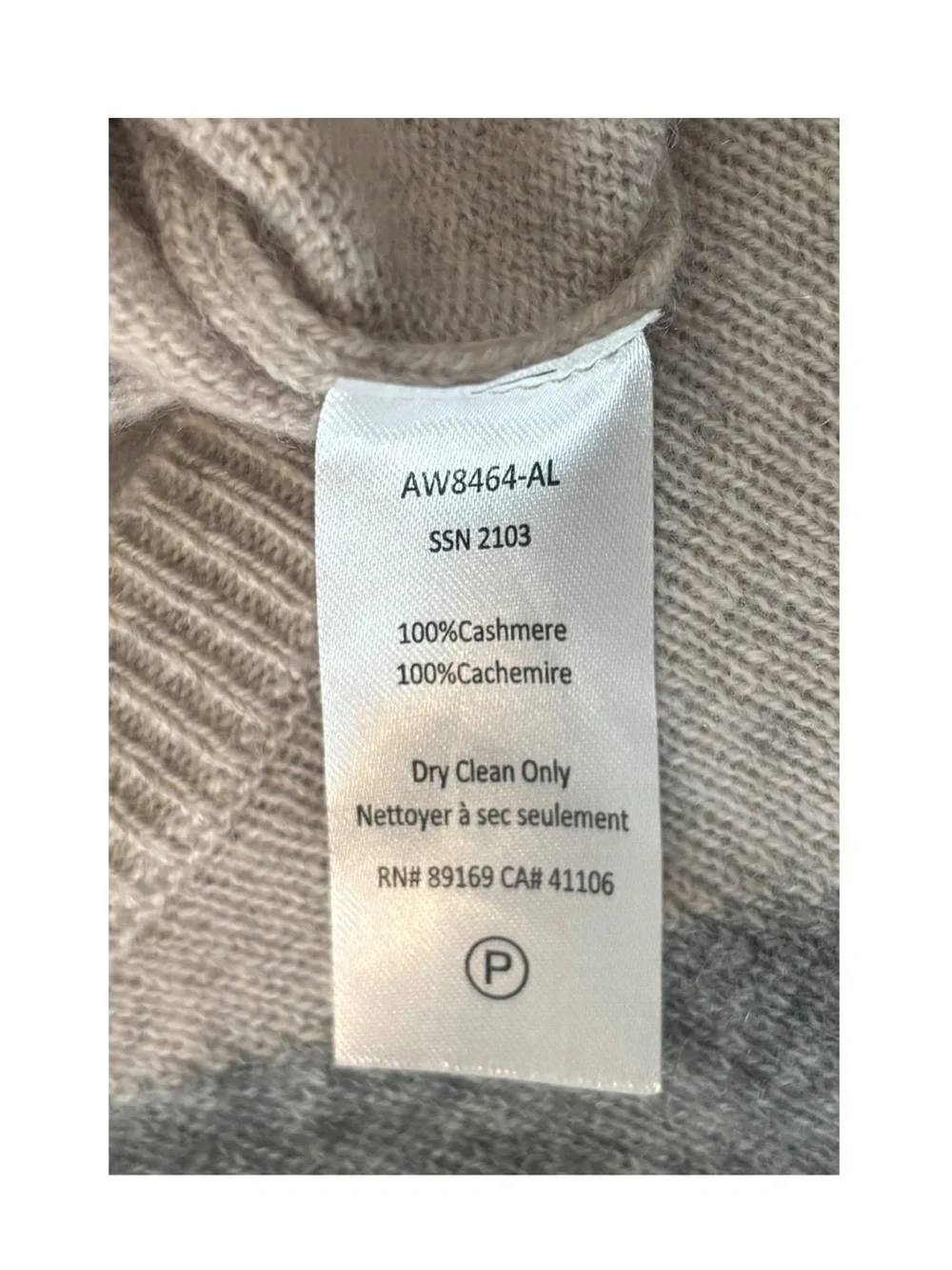 ATM Cashmere Argyle Crewneck Sweater